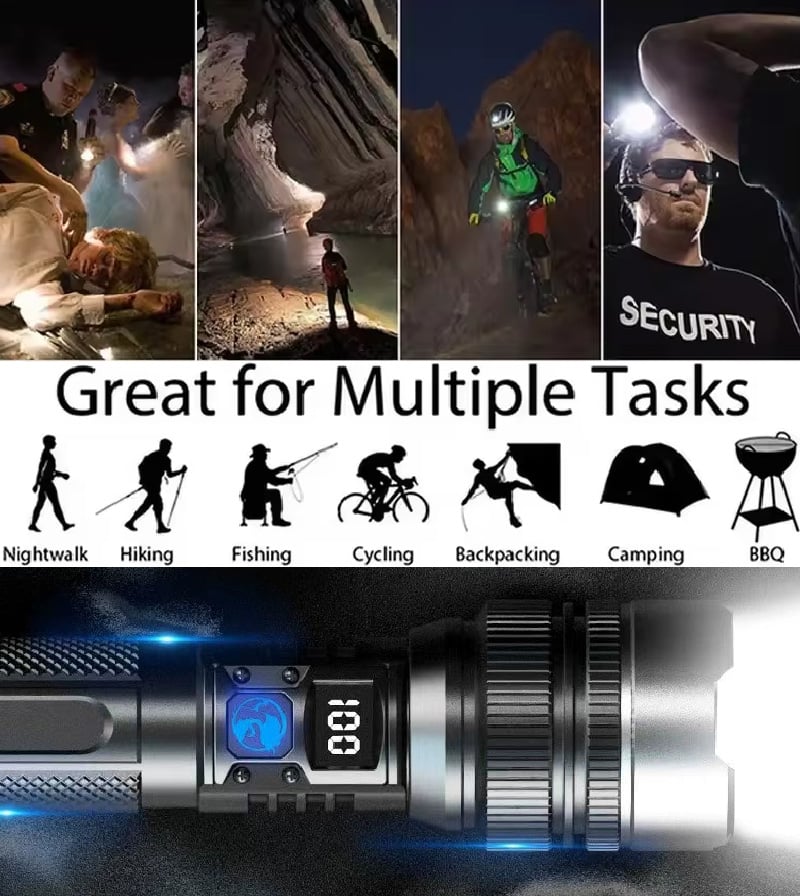 🔥Last Day 49% OFF - 2025 The Ultimate Survival Flashlight®⃫ (Buy 2 Free Shipping)