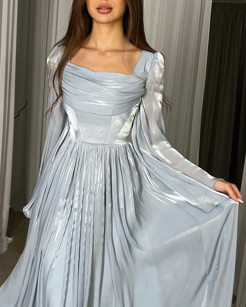 sexy Kleid mit Puffärmeln