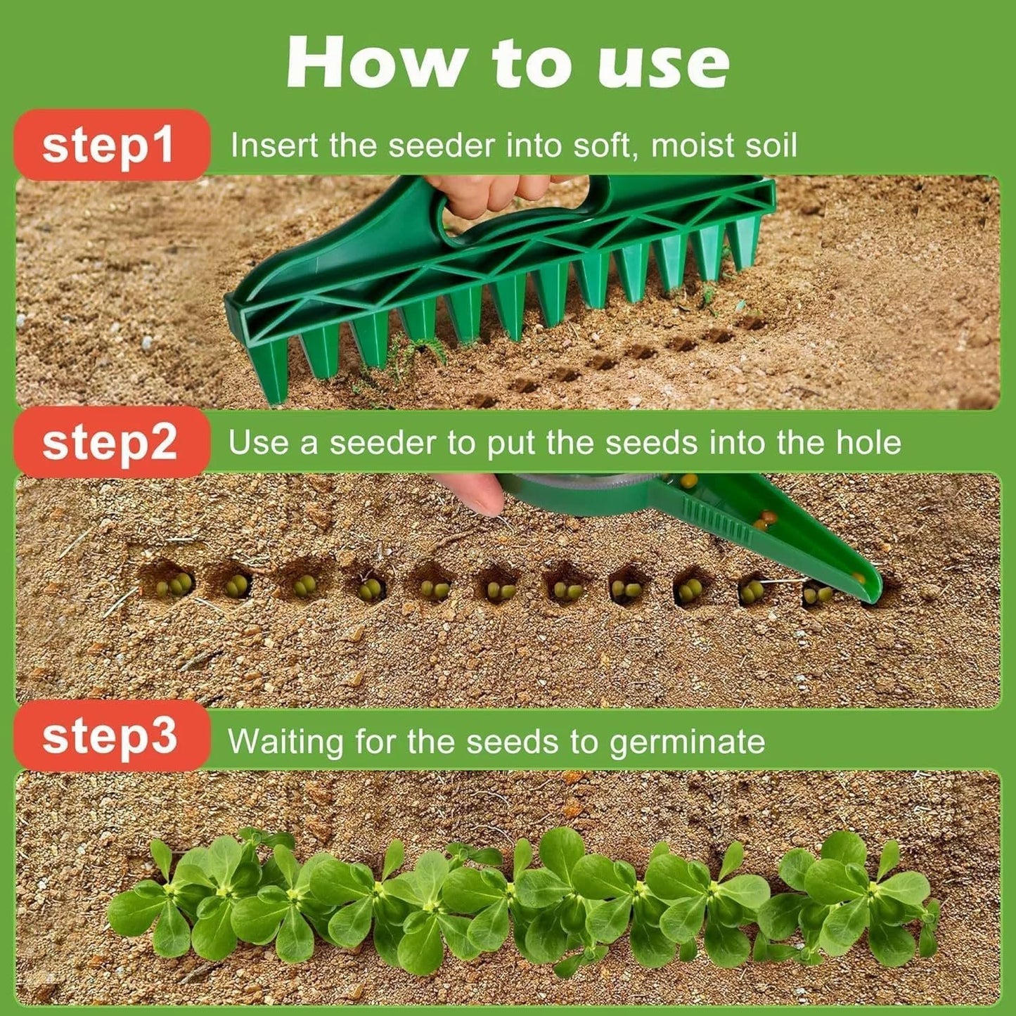 12-Hole Digger Seed Spreader Set