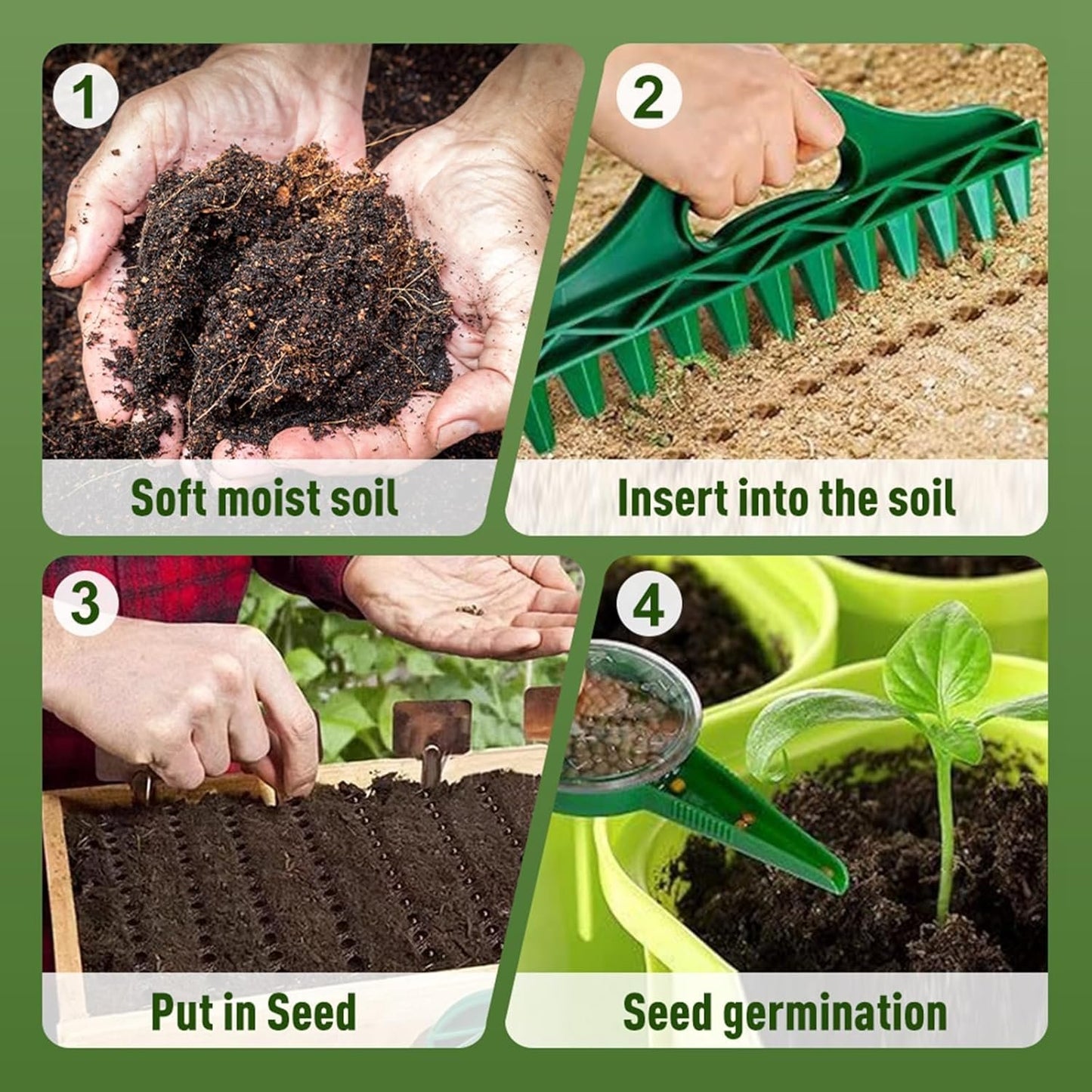 12-Hole Digger Seed Spreader Set