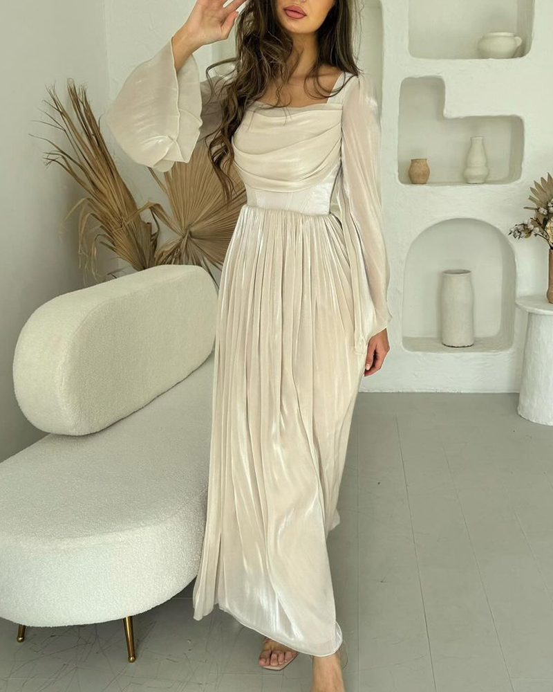 sexy Kleid mit Puffärmeln