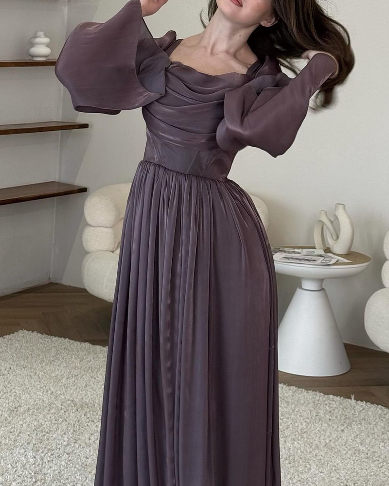 sexy Kleid mit Puffärmeln