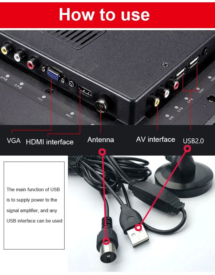 🥳Nice Gift🎁Indoor HD digital TV signal receiver
