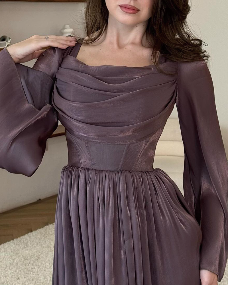 sexy Kleid mit Puffärmeln