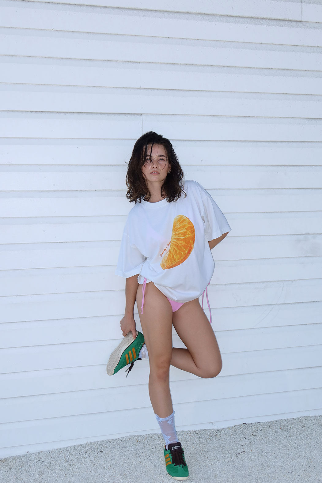 Camiseta extragrande con firma de Citrus