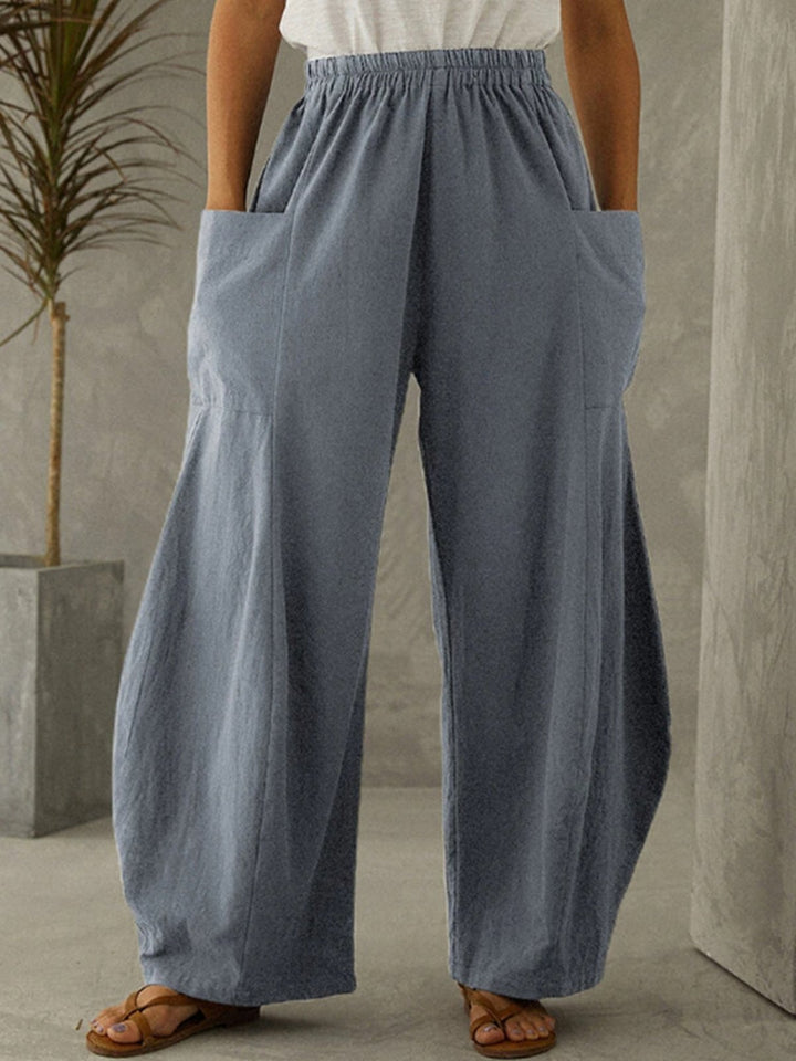 Freizeithose aus reiner Baumwolle für Damen 