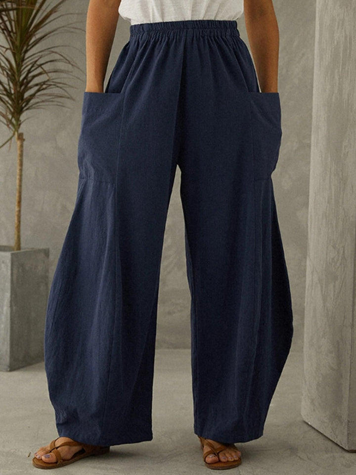Freizeithose aus reiner Baumwolle für Damen 