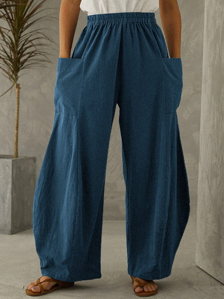 Freizeithose aus reiner Baumwolle für Damen 