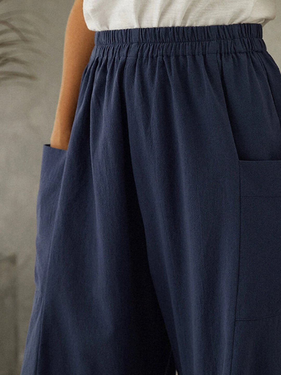 Freizeithose aus reiner Baumwolle für Damen 