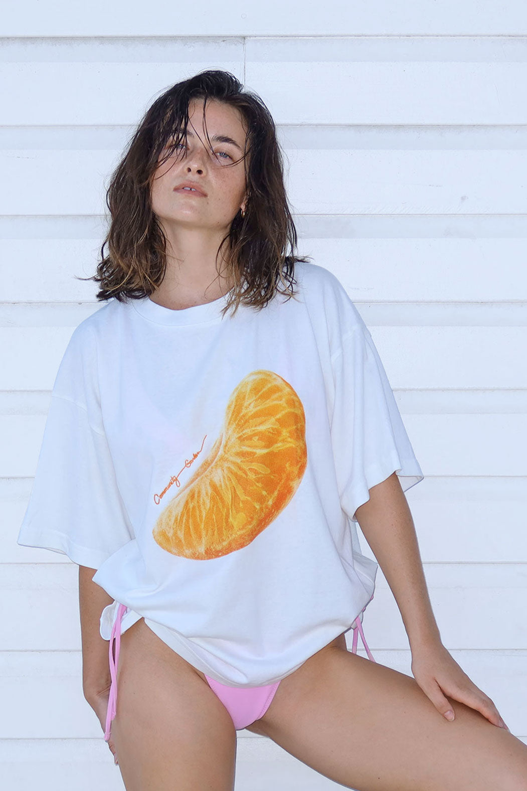 Camiseta extragrande con firma de Citrus