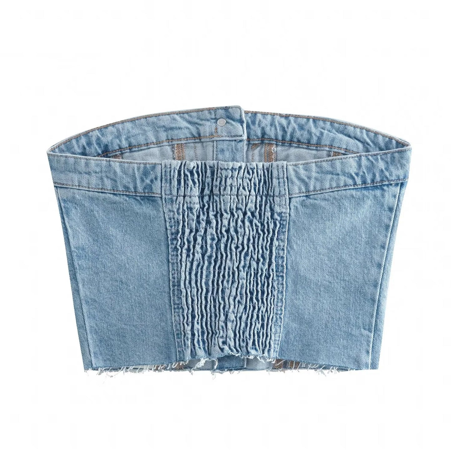 ブリットデニムコルセットトップ