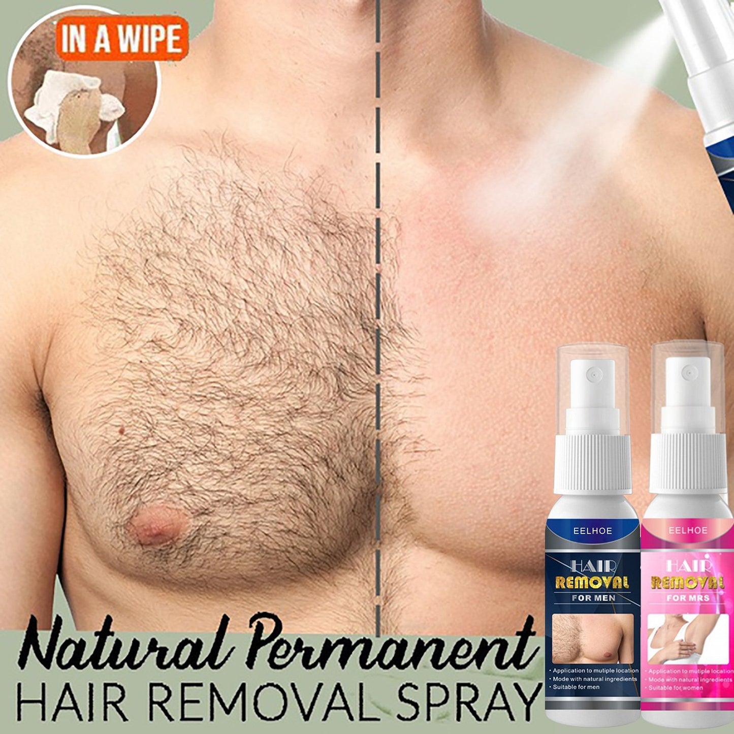 2025 New Women Semi-permanent Hair Removal Spray